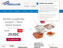 Tablet Screenshot of bonocartilla.com